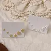 Pendientes Únicos y Sofisticados de Corazón Minimalista, Pequeños y Exquisitos, Sencillos y Modernos, Versátiles Pendientes de Botón de Corazón con Incrustaciones de Diamantes