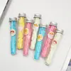 Flores de Jabón en Tubo de Ensayo de Dibujos Animados Lindas para Estudiantes, Pastillas Portátiles para Lavarse las Manos al Aire Libre, Hojas de Jabón con Forma de Flor Empacadas en Botella Desechable para Viaje