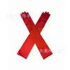 Guantes Largos de Satín para Mujer, 50cm, Guantes de Satín para Vestido, Guantes de Satín para Boda/Actuación, Guantes de Baile de Gala, Guantes de Satín para Disfraz/Baile