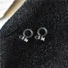Brincos de gancho para orelha, brincos de clipe de orelha montados, brincos feitos à mão, acessórios DIY, material com retenção de cor, atacado
