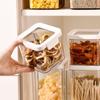Caja de Almacenamiento Lata para Granos Sellada Almacenamiento Doméstico Cocina Bocadillos A Prueba de Polvo Transparente Nuevo Plástico Acabado