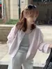 Chaqueta camisa de lino rosa estilo coreano con protección solar de manga larga para mujer, verano 2026, prenda exterior extremadamente elegante y ligera
