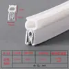 Tira de Vedação de Espuma Lateral em U para Gabinete à Prova de Poeira Tira de Vedação de Espuma Superior para Gabinete de Controle Elétrico Tira de Borracha para Gabinete Eletromecânico
