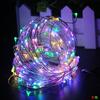 Lámpara de alambre de plata LED USB5V transfronteriza 2 M 5 M 10 m 20 m Festival de Navidad Boda Año Nuevo lámpara de alambre de cobre decorativa