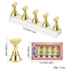 Kit base para prática de unhas, suporte para unhas acrílicas, base de unha destacável, ferramenta de unha vestível para prática de unhas