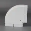 Ar Fresco Tubo Subterrâneo Fornecimento de Ar do Solo Tubo Plano Tubo Quadrado Ar Condicionado Ventilação ABS Sistema de Ar Fresco 132 Acessórios para Tubo