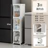 Gabinete Estrecho para Espacios de Baño, Gran Capacidad, Almacenamiento Clasificado para Espacios Angostos, Multifuncional, Plegable, con Ruedas, Gabinete de Almacenamiento para Espacios Estrechos a Prueba de Polvo