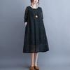 Primavera de 2022 novo tamanho plus moda coreana feminina saia de renda moda slim vestido longo