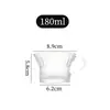 Taza de Vidrio Personalizada de Alta Gama, Taza de Agua para Oficina y Hogar con Asa, Taza de Café, Taza de Té de Flores de Gran Capacidad