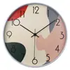 Reloj de pared de 12 pulgadas reloj de pared sala de estar moda creativo hogar dormitorio reloj moderno simple silencioso reloj de cuarzo