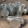Bocal de Inspeção Galvanizado para Coluna de Aço Ranhurada Bocal de Inspeção Soldado