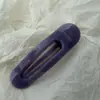Pinza para el Cabello Grande de Gel Estilo Primavera, Pinza de Pico de Pato Curva Inspirada en el Diseño, Pinza para el Cabello para Media Coleta en la Parte Posterior de la Cabeza, Pinza para el Cabello de Cola de Caballo