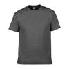180g Envío Directo Transfronterizo Tallas Europeas y Americanas Costura Lateral Sin Costuras Hombro Normal Cuello Redondo Algodón Puro Camisa Cultural Camiseta Corta con Texto Impreso