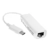 Venda quente transfronteiriça tipo-C para placa de rede 100 M RJ45 notebook USB3.1 Porta de rede externa Sem driver 100 m