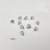 Aretes de Titanio Grado Implante F136 Ópalo de Mineral Natural Ágata Turquesa Stud para Labio Stud para Nariz