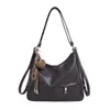 Dropshipping disponível: Nova bolsa de ombro feminina 2026, moderna e simples, versátil para o trabalho, com um toque de luxo