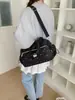 Bolsa de Grande Capacidade para Mulheres 2026 Nova Moda Casual Estilo Fresco Bolsa de Ombro Leve para Viagem de Curta Distância Bolsa Transversal