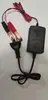 Cargador de Batería de Plomo-Ácido 12V1A Cargador de 14.4 Voltios de Doble Línea con Pinza de Cocodrilo Cargador Inteligente de Batería