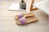 Nuevas Pantuflas de Piso Pantuflas de Algodón Lino Sandalias de Casa Pantuflas Sandalias de Verano Pantuflas Pantuflas de Piso H-4