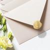 En stock Calcomanía de Sellado Bronceadora para Empaque de Caja de Regalo Calcomanía para Excavación Logo Convexo en Relieve Calcomanía Adhesiva