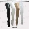 Molde de perna pendurado molde de perna de plástico modelo de meia de perna longa meias de seda moldes de pé adereços com gancho S branco pele transparente