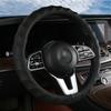 Cubierta de Volante de Coche de Cuero Napa Hecha a Mano Transfronteriza para Interiores de Coche de Tiendas 4S, Adecuada para Todas las Estaciones