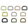 Hebilla en forma de D de fundición a presión, Hebilla semicircular de 6 puntos, Accesorios de ferretería para bolsos, Hebilla pequeña en forma de D para zapatos, Hebilla decorativa para ropa, Anillo de hebilla en forma de D