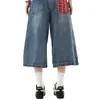 Jeans Delgados de Pierna Ancha para Mujer de Primavera y Verano, Pantalones Rectos Sueltos Cropped de Cintura Alta Adelgazantes