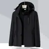 [Gran Venta Especial] Chaqueta de Terciopelo Coral de Pelo Largo para Mujer, Chaqueta de Montañismo para Exteriores a Prueba de Viento e Impermeable Tres en Uno para Hombre