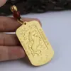 Tío Ma de Cobre Año del Caballo Símbolo de Éxito Insignia de Cintura Colgante para Coche Metal Wu Tai Shen Zhao Gongming Símbolo Colgante Atrae Riqueza