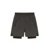 Shorts Americanos de Verano Holgados con Diseño Falso de Dos Piezas Shorts Deportivos para Fitness
