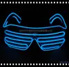 Gafas con Luz Led Emisora para Vendaje El Luz Fría Club Nocturno Parpadeantes Regalo de Fiesta con Resplandor Colorido Deslumbrante