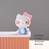 Gatito Arcoíris Dulce Creativo de Dibujos Animados Artesanía de Resina Adornos Decorativos de Anime Adornos de Escritorio y Coche Culturales y Creativos
