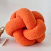 Estilo Moderno Simple Tejido a Mano Puro Cachemira Nudo de Bola Simple Almohada Almohada Decorativa para Sofá Almohada Almohada