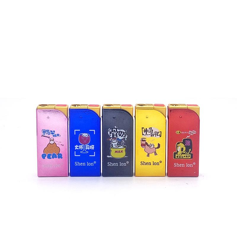 创意彩印铁壳直冲打火机