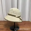 Chapéu de Pescador Minimalista Color-Blocking Estilo Japonês para Mulheres, Primavera e Verão, Emagrecimento Facial, Chapéu Bucket Casual Versátil, Proteção Solar para Viagem, Chapéu de Sol de Aba Larga