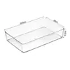 Caja de Almacenamiento Transparente de Acrílico para Notas Adhesivas Escritorio Estudiante Ins Memo Artículos Varios Tarjeta de Presentación Cuaderno Pequeño Caja de Oficina
