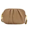 Bolsa de mão feminina transfronteiriça 2026 novo estilo bolsa transversal feminina bolsa quadrada pequena plissada macia bolsa de telefone versátil bolsa de ombro para o dia a dia