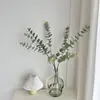 Película de impresión 3D hoja de dinero de eucalipto planta de simulación decoración del hogar material de arreglo floral para salón de bodas planta verde de simulación