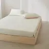 2026 Novo Lençol de Cama Individual de Algodão Grosso Escovado Quente de Fibra Longa com Cobertura Completa Proteção à Prova de Poeira Especial