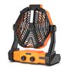 Ventilador de Camping para Exteriores Ventilador de Tienda de Campaña Portátil Iluminación LED Ventilador de Camping con Luz Batería de Larga Duración