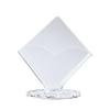 Portarrollos de Papel para Escritorio de Acrílico Cuadrado Transparente para Mesa de Comedor Caja de Papel para Restaurante Occidental