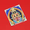 Coleção de Thangka Xizang Zaki Lamu Artesanato Fino com Detalhes Dourados Arte em Duas Faces com Núcleo Semi-Pintado à Mão Pingente de Cartão com Núcleo Venda por Atacado