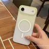 Adecuado para Funda de Teléfono Móvil Iphone17Promax Succión Magnética Gradiente Mate Niebla Helada Carcasa PC Ultra Delgada Anti-Caída Apple 16