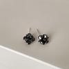 Pendientes de Flor de Zircón de Color Pequeños y Exquisitos para Mujer Pendientes Frescos Versátiles Modernos Elegantes para Viajeras Pendientes