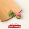 Nuevas cuentas de resina de color mareado estilo chino, cuentas redondas redondas con agujero grande, pulsera de cuentas DIY