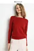Novas malhas femininas de outono e inverno com gola redonda e manga longa, exportação de comércio exterior do AliExpress, tops plus size, base para atacado