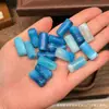 Coleção de Pingentes de Colar de Contas Dzi de Ágata Envelhecida com Padrão de Ferradura Infundida em Resina Taiwanesa Estilo Xizang Levemente Imperfeitos Acessórios DIY Venda por Atacado