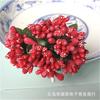 Buquê de Frutas Vermelhas Simuladas Acessórios para Arranjo de Cabeça de Noiva DIY Guirlanda de Viagem Flor Espigada Estrela Estame de Flor Guirlanda Ferramenta Materiais de Decoração