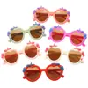 Nuevas Gafas de Sol Infantiles Lindas para Protección Solar, Gafas de Sol Anti-UV para Bebé, Protección Ocular para Niñas, Estilo Coreano Dibujos Animados Ojos de Fresa